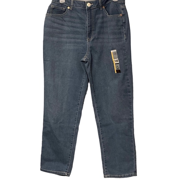 No Boundaries Denim - High Rise Jeans Size 11 Juniors Medium Wash NOBO NWT